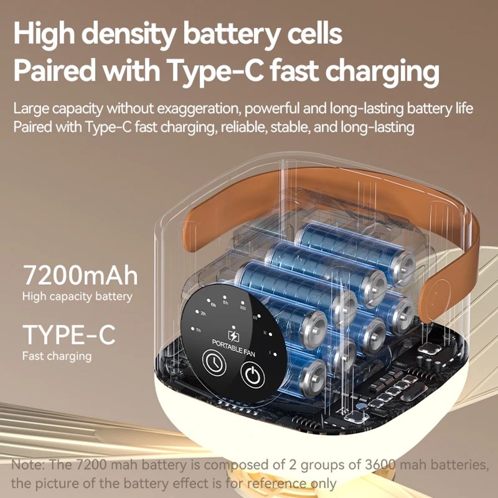 Silent Ceiling Fan Light LED Light With Fan Portable Rechargeable LED Lamp Remote Control For Bedro 4