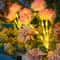 Solar Garden Lights Solar Flowers Lights With Glowing Flowers Stems Upgraded Solar Panel Yard Deco 5