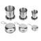 Stainless Steel Portable Water Drinking Cup Folding Cup Retractable Telescopic Collapsible Cups Out