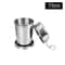 Stainless Steel Portable Water Drinking Cup Folding Cup Retractable Telescopic Collapsible Cups Out
