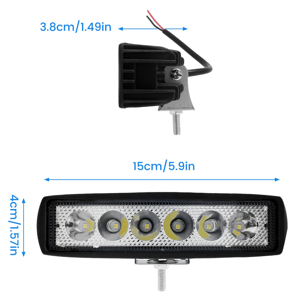 LED Work Light Strip Off Road Car Light Water Proof Flood Spot Light Bar For Multiple Scenes Auto P 5