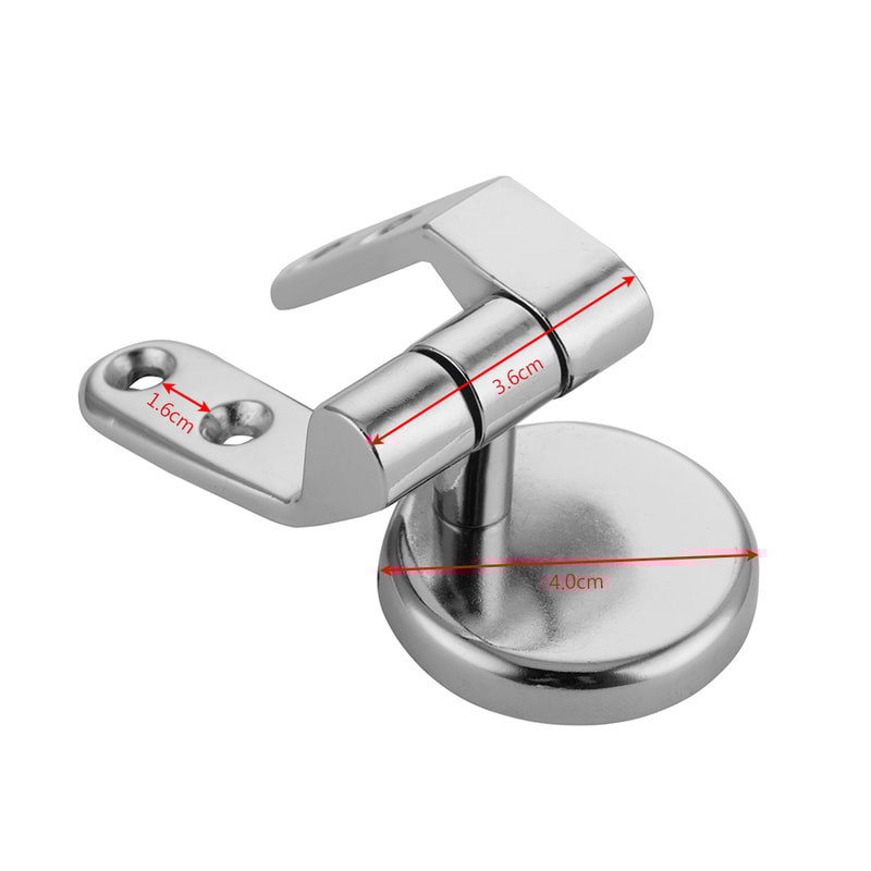 Toilet Seat Hinges Universal Stainless Steel Replacement Seat Top Fix Hinge Mounting Connector Part 0