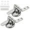 Toilet Seat Hinges Universal Stainless Steel Replacement Seat Top Fix Hinge Mounting Connector Part 6