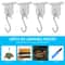 Sturdy Awning Hooks For RV Shaped Camping Awning Hooks Metal Party Light Hangers For Hats Outdoor C 1