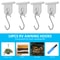 Sturdy Awning Hooks For RV Shaped Camping Awning Hooks Metal Party Light Hangers For Hats Outdoor C 1