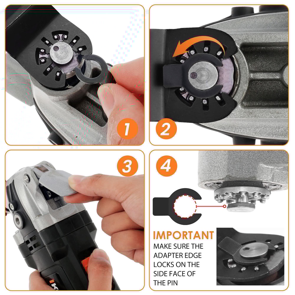 Oscillating Saw Blade Set, MultiTool Oscillating Blade, Universal Precision Tooth Blade for Wood, Plastic, Metal Cutting