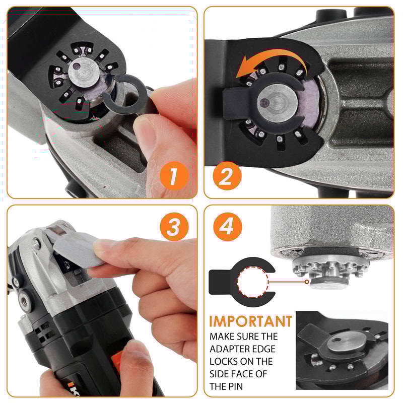 Oscillating Saw Blade Set, MultiTool Oscillating Blade, Universal Precision Tooth Blade for Wood, Plastic, Metal Cutting