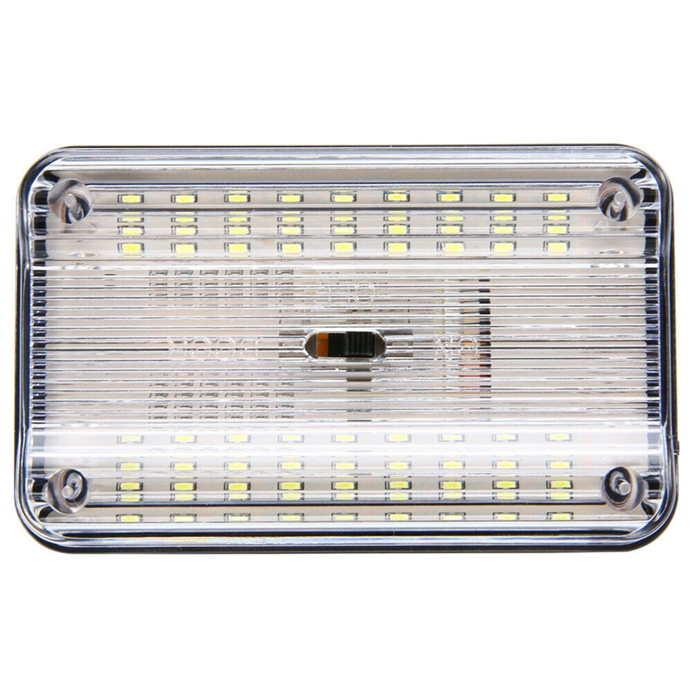 LED Car White Rectangular Lights Ceiling Lamp Auto Dome Reading Light Trunk Lamp With OnOff Switch 6