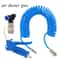 Air Duster Blow Gun Set, Pneumatic Dust Blowing Gun Kit, Plastic Air Pipe, Portable Dust Removal Tool