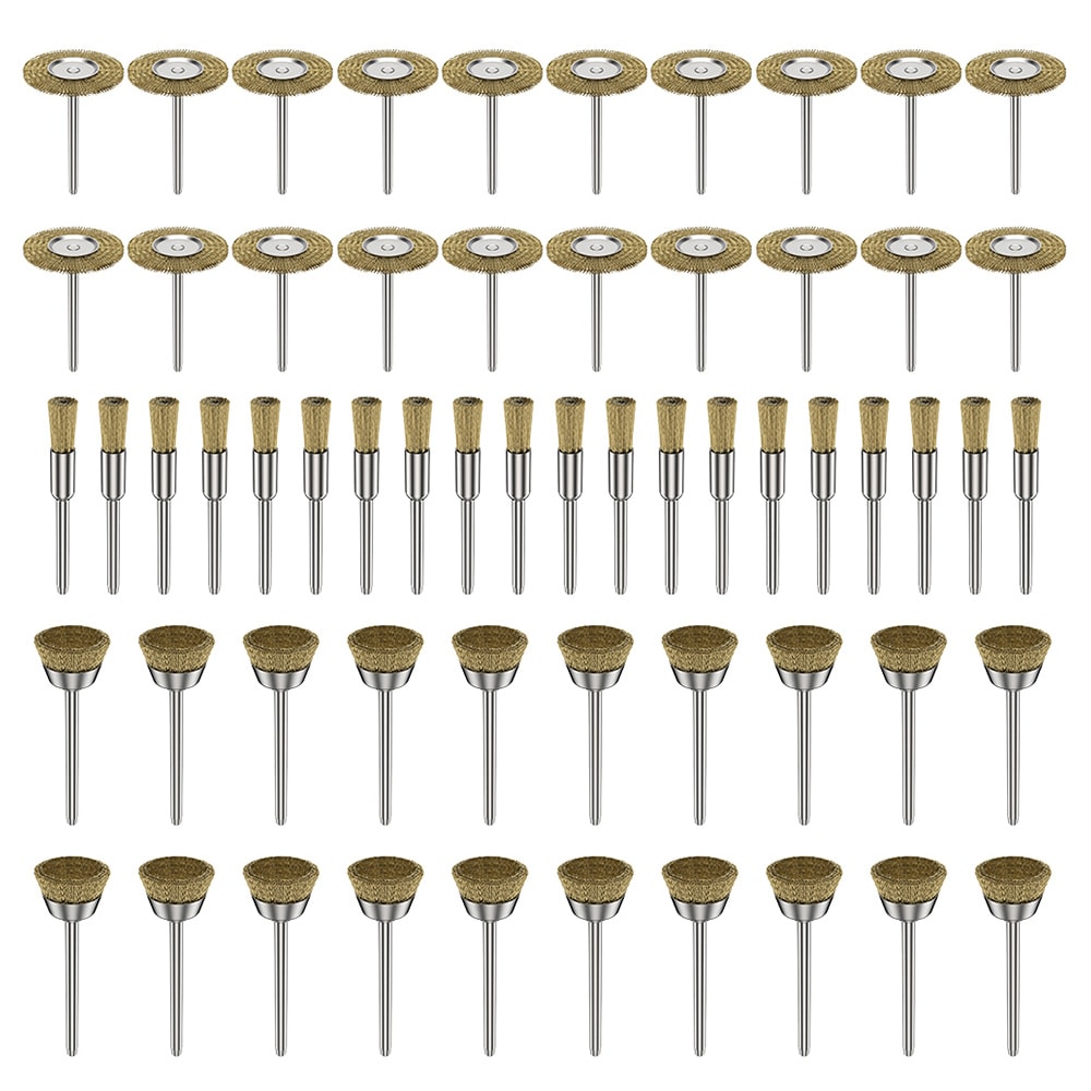 Accessories Wheel Brass Brush For Rust Removal Stainless Steel Tool For Polishing Rotary Voiture Mi 5