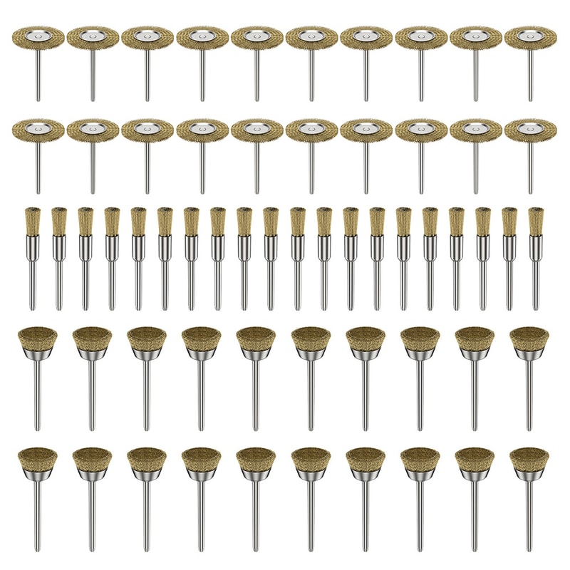 Accessories Wheel Brass Brush For Rust Removal Stainless Steel Tool For Polishing Rotary Voiture Mi 5