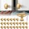 Gold Drawer Knob Set Rustproof Zinc Alloy Cabinet Handles Decorative Dresser Knobs Pull Handle Furn