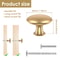 Gold Drawer Knob Set Rustproof Zinc Alloy Cabinet Handles Decorative Dresser Knobs Pull Handle Furn