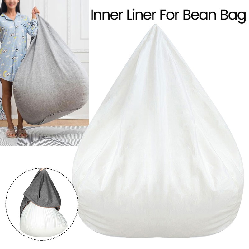 Sofas Cover Removable Lazy Sofa Inner Liner Antifouling Replacement Bean Bag Inner Liner Bean Chair 2