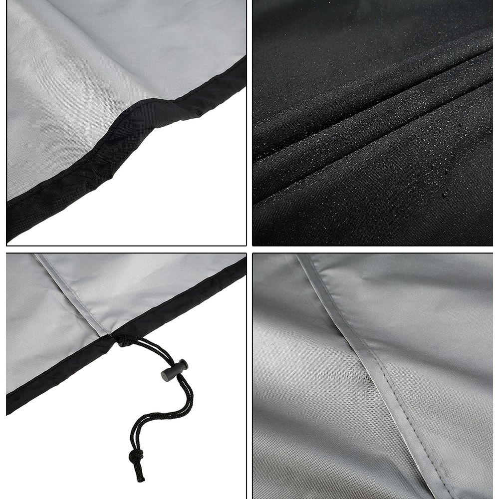 Stacked Patio Chair Dust Cover, Outdoor Garden Furniture Protector, Waterproof Dustproof Rain Cover, Chair Organizer