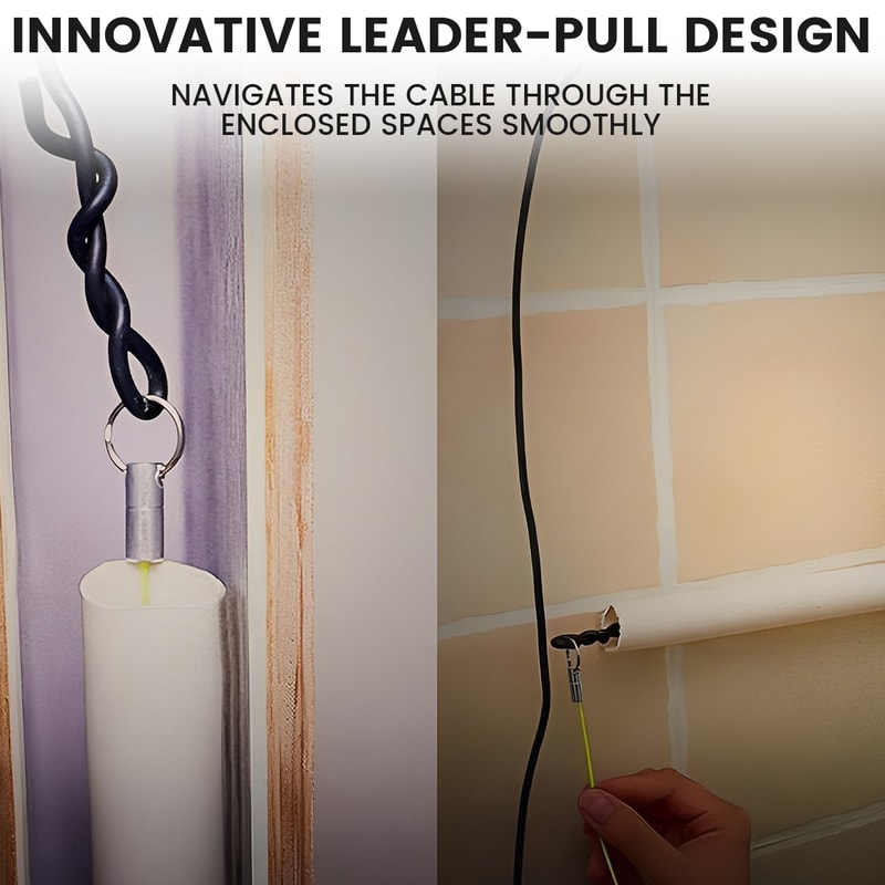 Professional Wire Mag Puller Magnetic Cable Pulling String Tool For Wall Wire Fishing Guide Garden 2