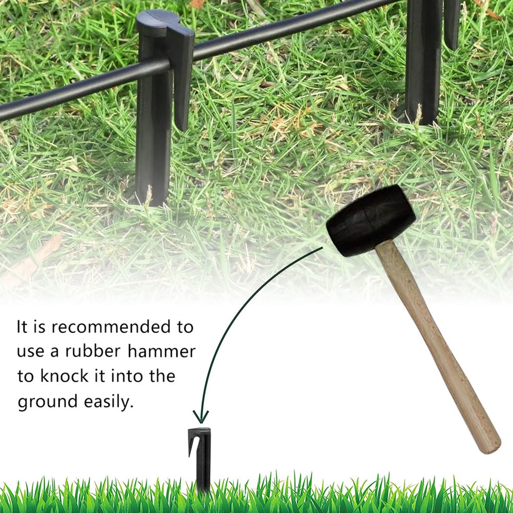 Garden Lawn Mower Pegs EnvironmentFriendly Ground Pegs Quick Installation Boundary Cables For Garde 2