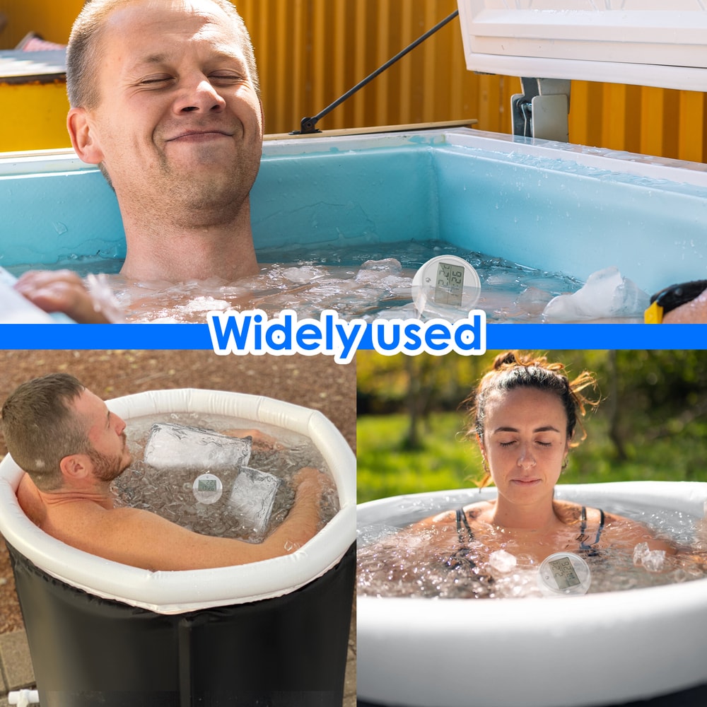 Floating Pool Thermometer With Digital LCD Display Ice Swimming Bath Water Temperature Monitor With 2