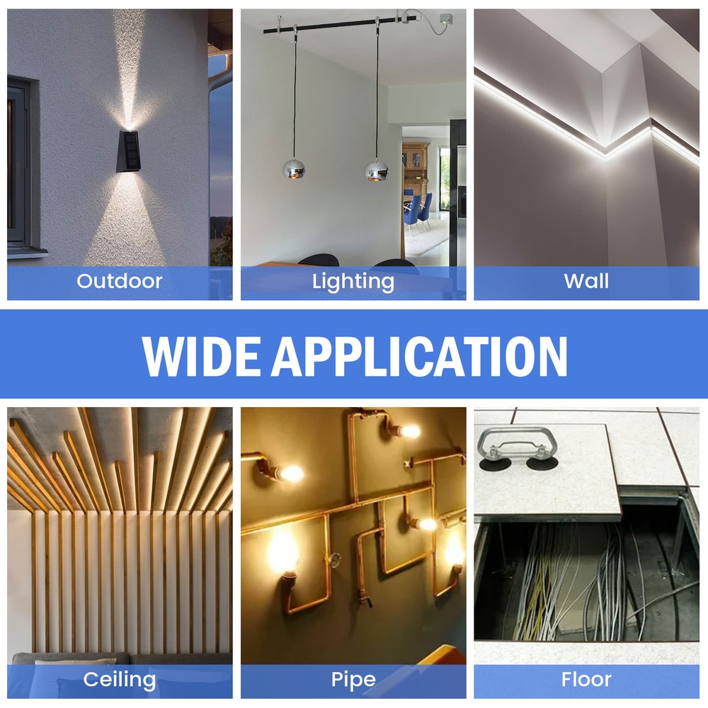 Fibre Glass Wire Cable Push Puller, Service Tools Accessories for Ceiling Fan Sockets, Hook Rods for Wall Electrical