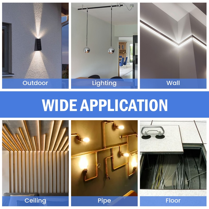 Fibre Glass Wire Cable Push Puller, Service Tools Accessories for Ceiling Fan Sockets, Hook Rods for Wall Electrical