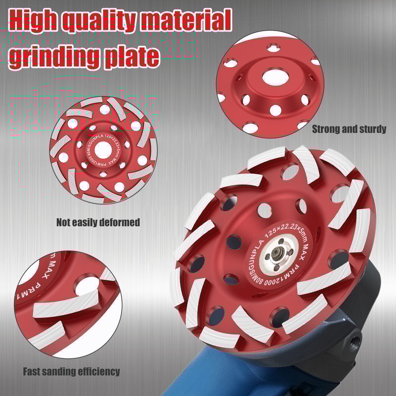 Diamond Grinding Wheel Disc Abrasive Cup Tool Polisher For Concrete Wood DIY Cutting Disc Angle Gr 2