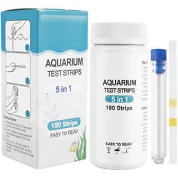 water quality test strips, fish tank test kit, nitrate, ph, hardness test strips, aquarium water quality kit