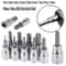 Socket Set Sturdy Allen Key Sockets Professional 38inch Drive Drill Durable Impact Socket Set Metri 1