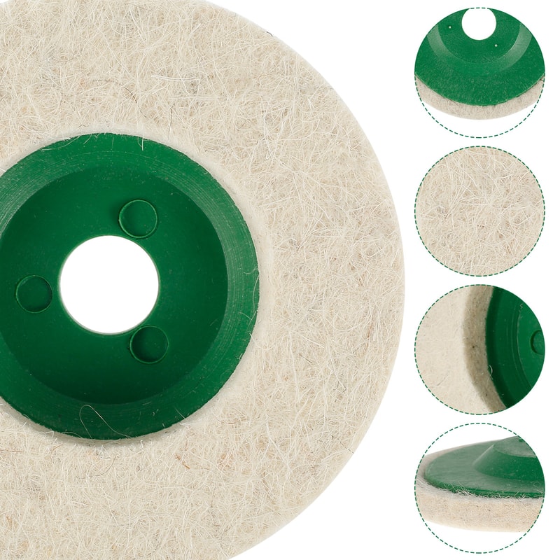 Wool Polishing Wheel Buffing Pad Angle Grinder Accessories Felt Polishing Disc For Car Maintenance 5