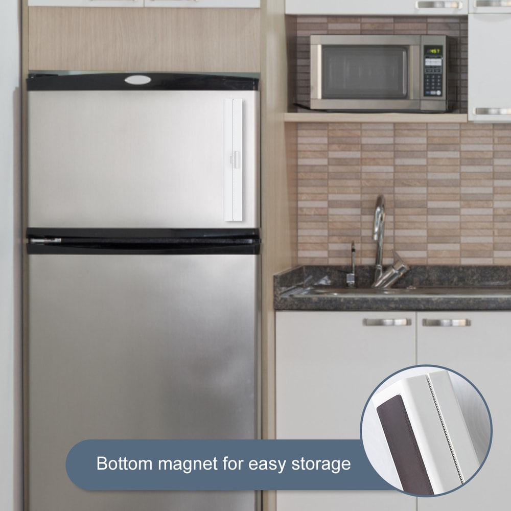 Cling Film Cutter, Plastic Wrap Dispenser, Magnetic Cling for Food, Keep Fresh with Cutter Blade Kitchen Accessory