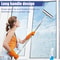 Window Cleaner Sponge Squeegee & Scrubber, Extendable Outdoor Glass & Mirror Cleaner