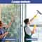 Window Cleaner Sponge Squeegee & Scrubber, Extendable Outdoor Glass & Mirror Cleaner