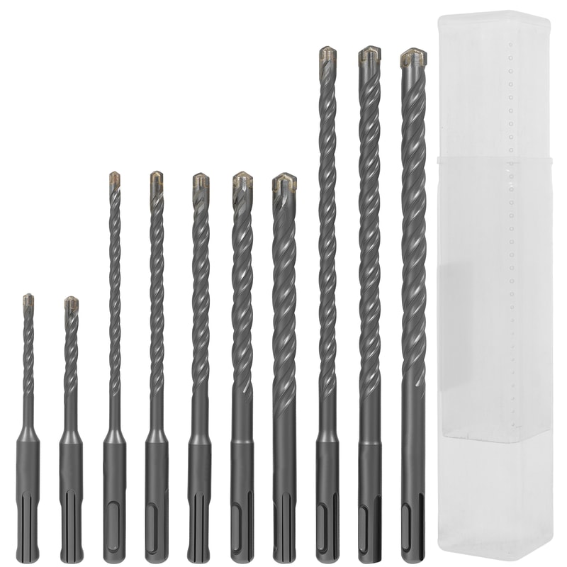 SDS Plus Hammer Impact Drill Bit Set Carbide Rotary Hammer Drill Bits For Stone Concrete Granite 1