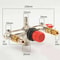 New Air Compressor Pressure Switch Port Manifold Regulator Gauges Aluminium Control Valve With Gaug 4