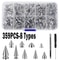 Round Cone Spikes Catalpa Alloy Screw Back Punk Rivet Studs DIY Leather Craft Accessories Screw Bac 1
