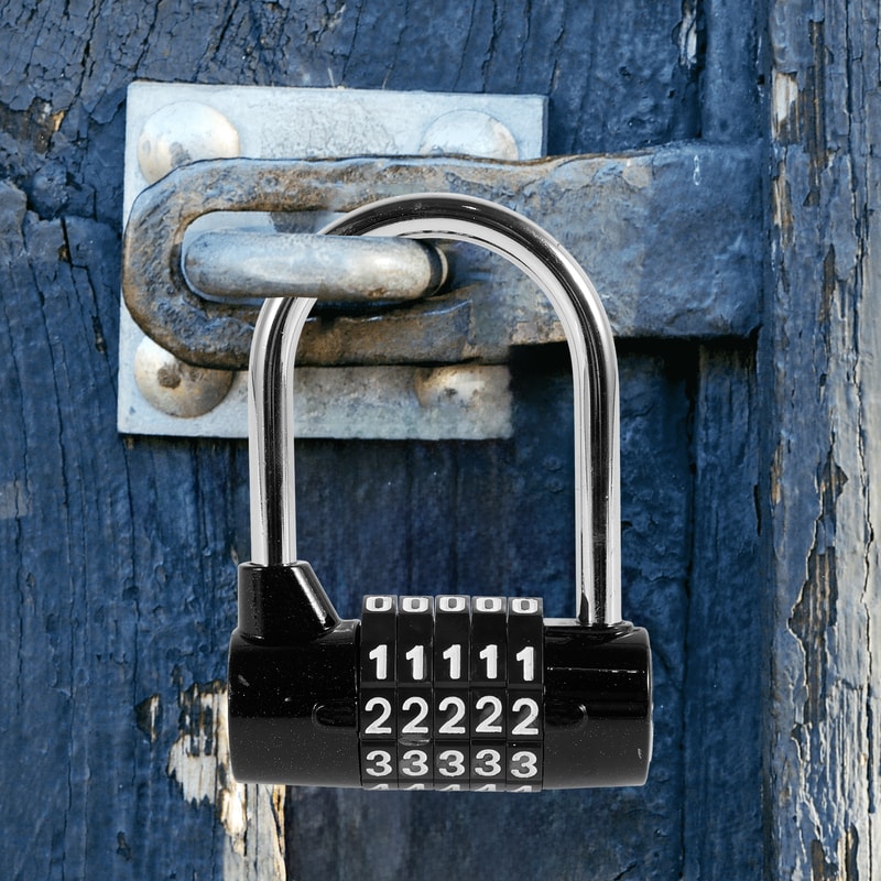 Padlock Combination Digit Zinc Alloy, Door Lock, Luggage, Gym Locker, Toolbox, Safe Case