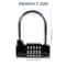 Padlock Combination Digit Zinc Alloy, Door Lock, Luggage, Gym Locker, Toolbox, Safe Case