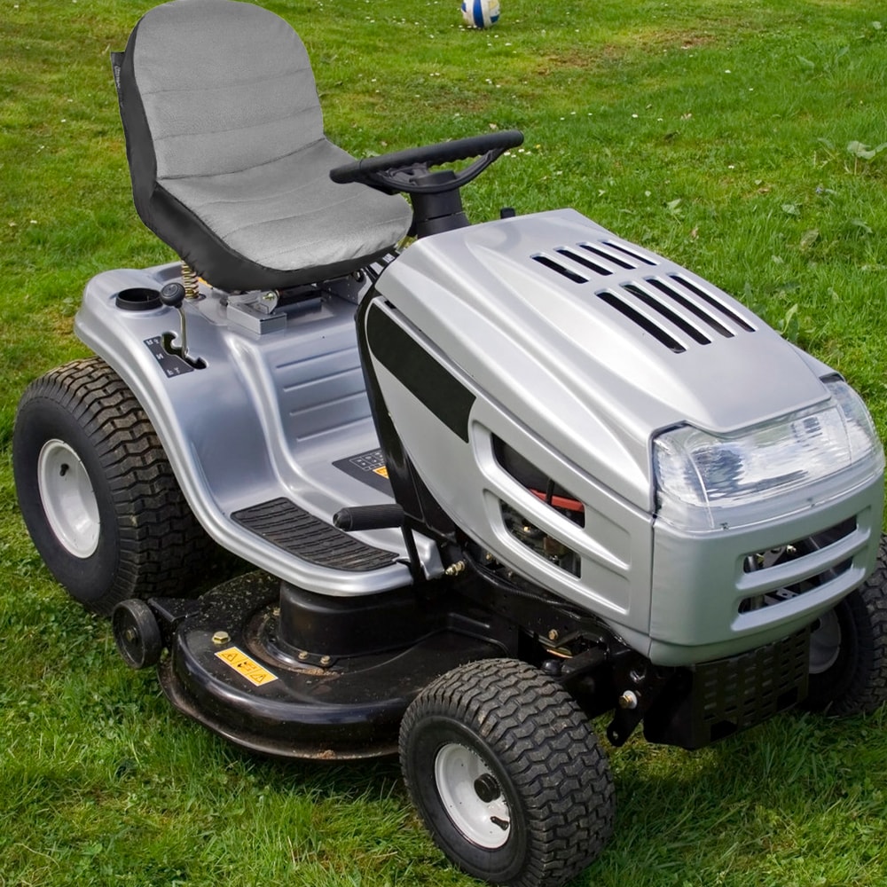 Tractor Seat Cover Waterproof, Riding Lawn Mower Universal Replacement, Dust Proof Oxford Fork Lift Chair Protector
