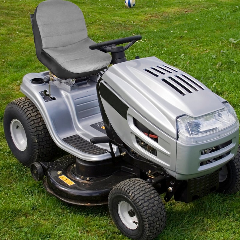 Tractor Seat Cover Waterproof, Riding Lawn Mower Universal Replacement, Dust Proof Oxford Fork Lift Chair Protector