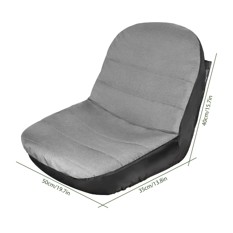 Tractor Seat Cover Waterproof, Riding Lawn Mower Universal Replacement, Dust Proof Oxford Fork Lift Chair Protector