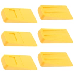 felling wedges, plastic chain saw accessories, wear resistant tree safety cutting wedge, logging supplies for trees