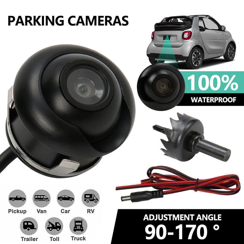 Car Backup Camera Rear HD Wide Viewing Angle CCD Camera Night Vision 1