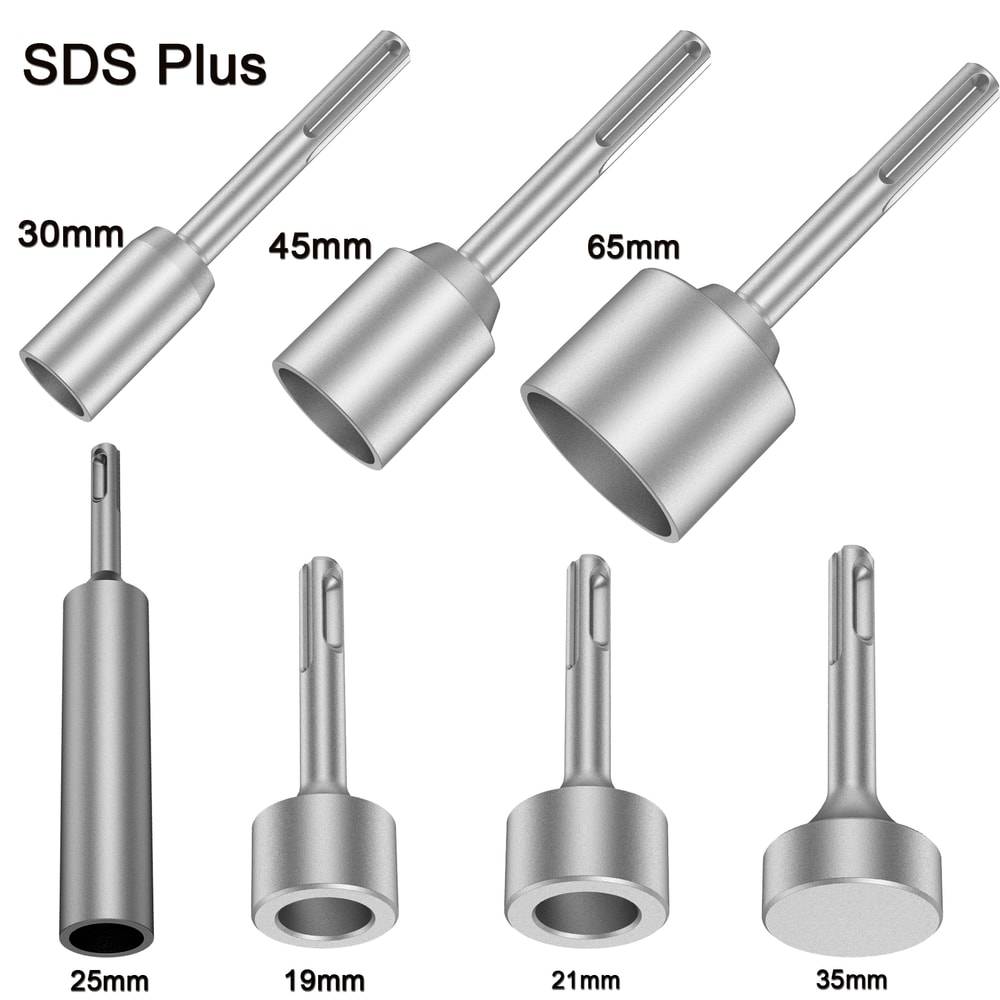 SDS Plus Ground Rod Driver For Rotary Hammer Drill Tools Hardened Steel Earth Stake Hammer Drill Gr 0