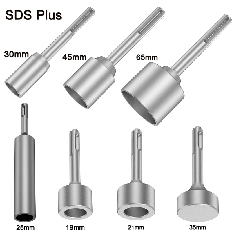 SDS Plus Ground Rod Driver For Rotary Hammer Drill Tools Hardened Steel Earth Stake Hammer Drill Gr 0