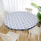 Table Cloth Waterproof Cover Plastic Elastic Edged Vinyl Fitted Tablecloth Flannel Backed Indoor Ou 8