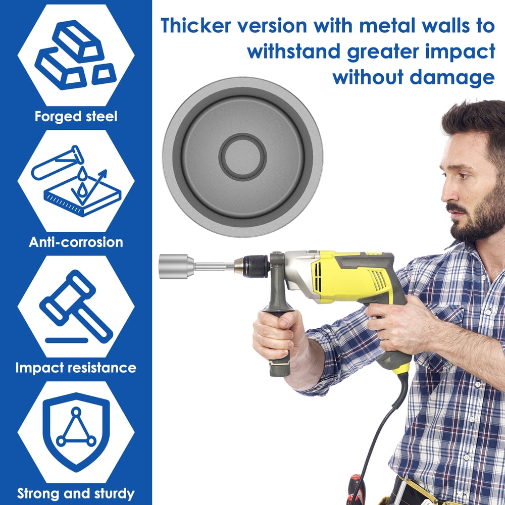 SDS MAX Driver Ground Rod Heavy Duty Rod Bits Socket Steel Wear Resistant Rotary Hammer Drill 5