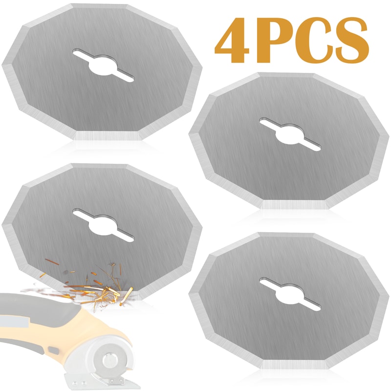 Cordless Electric Scissors Blade Tungsten Steel Rotary Blade Replacement For Leather 1