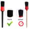 Cleaning Detailing Leather Air Vents Care, Dust Clean Brush Set for Car, Motorcycle Interior, Exterior Tools