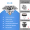 Bathtub Filter Sink Leak-proof Pop Up Brass Sink Strainer, Drain Basket, Stopping Blockage Bouncing Core Stopper