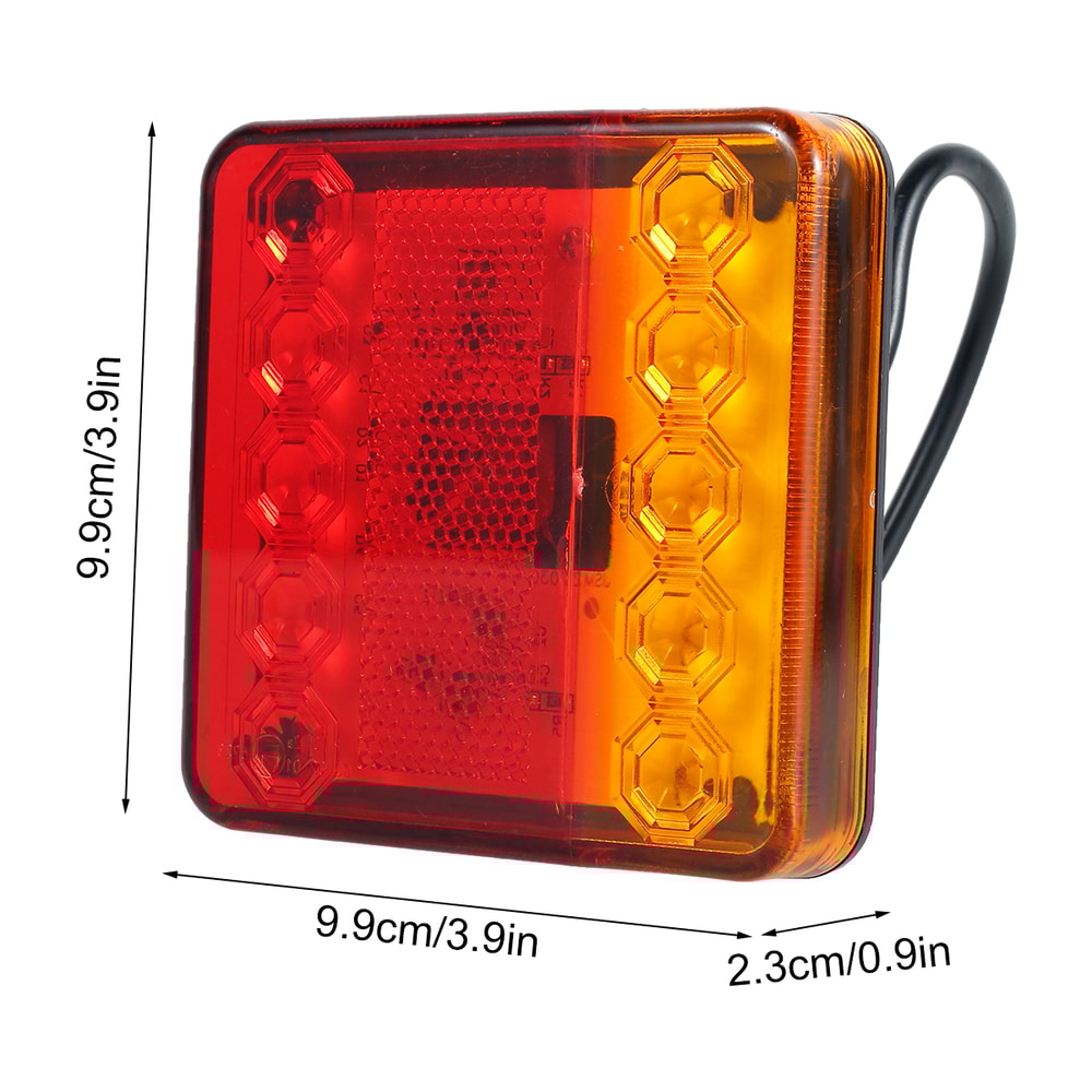 Water Proof Car LED Warning Tail Light Rear Lamps Boat Trailer UTE Trailer Caravans Rear Parts 6