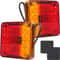 Water Proof Car LED Warning Tail Light Rear Lamps Boat Trailer UTE Trailer Caravans Rear Parts 0